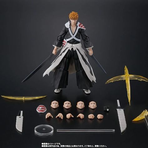 ❗️❗️ TAMASHII NEWS: SHF ICHIGO RELEASE INFO❗️❗️ Product Name: S.H.Figuarts Kurozaki Ichigo Release Date: October 2024 Price: 9900 Yen (RM 306.57) 📷: Tamashiiweb #hobbyshop #shfiguarts #bandai #news #bleach Shihouin Yoruichi, Bleach Renji, Four Swords, Face Parts, A Certain Scientific Railgun, Kurosaki Ichigo, Ichigo Kurosaki, Spice And Wolf, Anime Bleach