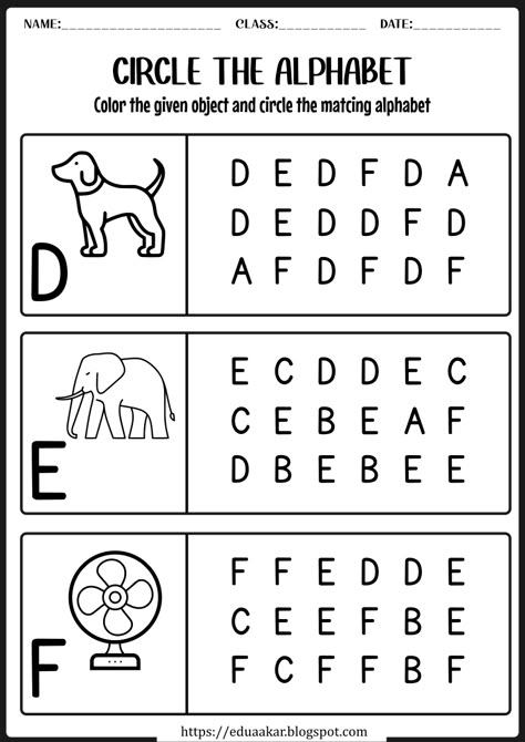 Practice Alphabet Worksheet, F Is For Worksheet, Kindergarden Worksheet Printable Abc, Circle The Alphabet Worksheet, Find Alphabet Worksheet, Alphabet Recognition Worksheets, English Worksheets For Kindergarten Letter Recognition, Alphabets Activity For Preschool, Alphabet Worksheets Preschool Activities