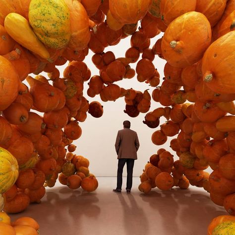 Cyril Lancelin on Instagram: “Installation "Pyramid Pumpkin", immersive art installation.  #artinstallation #art #artist #abstractart #abstract #arte #artepovera…” Jeff Leatham, Straw Bale Gardening, Straw Bale, Straw Bales, Immersive Art, Halloween Event, Art Installation, Window Installation, Weird Art