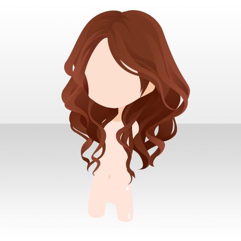 Chibi Curly Hair, Oc Hair, Hairstyles For Characters, Coco Hair, Drawing Hairstyles, Anime Hairstyles, Chibi Hair, Pelo Anime, Manga Hair