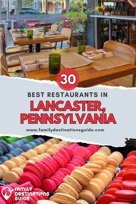 30 Best Restaurants in Lancaster, PA Lancaster Pennsylvania Restaurants, Amish Country Pennsylvania, Hershey Pennsylvania, Pennsylvania Travel, Ny Trip, Lancaster Pennsylvania, Best Family Vacations, Unique Restaurants, Family Destinations