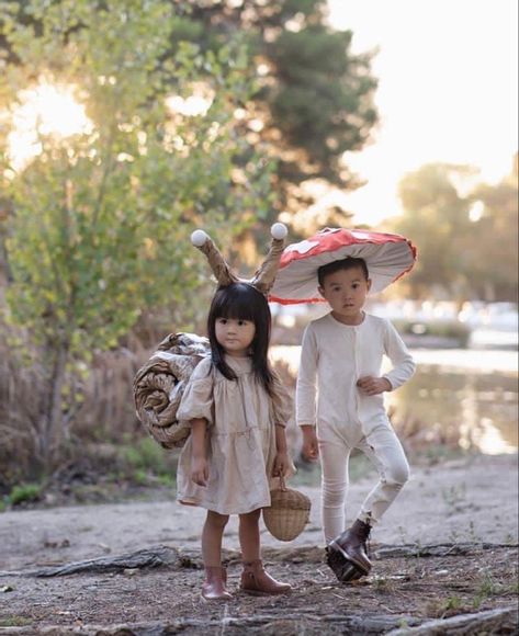 Whimsical Costume Ideas, Toddler Mushroom Costume, Woodland Halloween Costumes, Whimsical Halloween Costume, Forest Creature Costume, Nature Halloween Costumes, Baby Mushroom Costume, Forest Animal Costume, Woodland Creature Costume