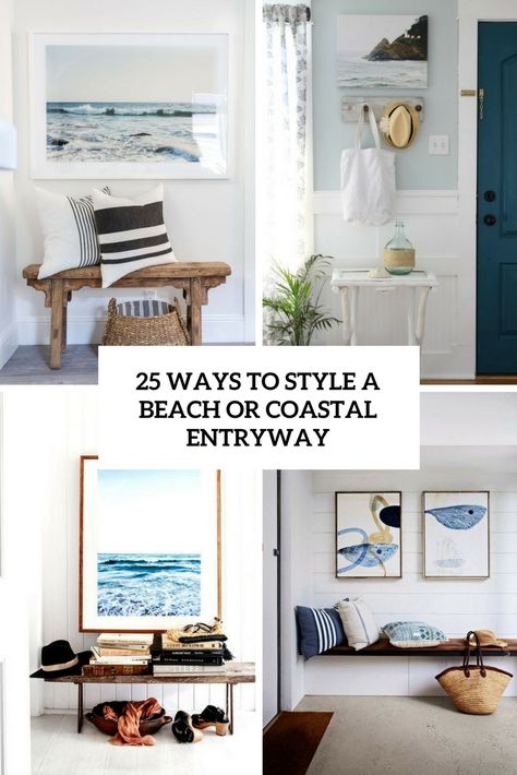 Coastal Entryway Ideas, Coastal Foyer, Beach House Entryway, Coastal Living Rooms Ideas, Foyer Ideas Entryway, Coastal Entryway, Apartment Entryway, Luxury Living Room Decor, Beach Styles