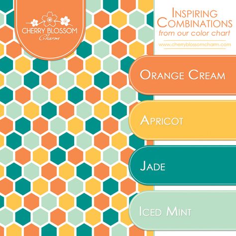 Fun combination of colors for fall - orange, yellow, jade and iced mint - Perfect for a wedding, or gender neutral baby shower or nursery Wardrobe Colors, Three Color Combinations, Fall Orange, Gender Neutral Colors, Colour Wheel, Church Signs, Color Schemes Colour Palettes, Green Color Schemes, Yellow Jade