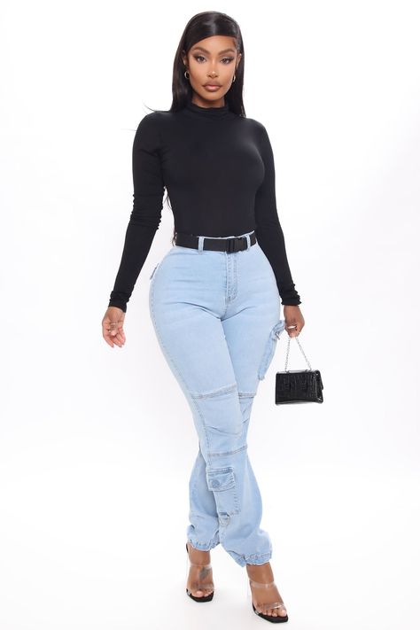 Bodysuit Outfit Skirt, Turtle Neck Long Sleeve, Turtleneck Outfit, Fashion Nova Outfits, Body Suit Outfits, Bodysuit Black, Bodysuit Fashion, White Dresses For Women, Womens Black Dress