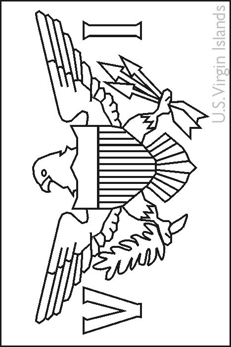 Virgin Islands St Croix Tattoo, St Croix Virgin Islands, Ladybug Coloring Page, Transformers Coloring Pages, Virgin Islands Flag, Island Tattoo, Spider Coloring Page, Bug Coloring Pages, Flag Drawing