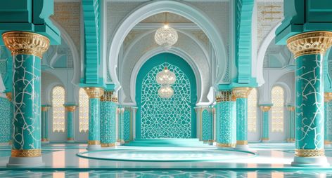 Islamic Stage Backdrop Design, Islamic Stage Design, Islamic Thumbnail Background, Islamic Thumbnail, 16:9 Backgrounds, Islamic Masjid, Stage Backdrop Design, Desi Boy, Wallpaper Ramadhan