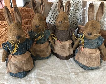 Primitive epattern | Etsy Primitive Rabbit, Primitive Pumpkin, Pumpkin Man, Primitive Patterns, Rabbit Pattern, Easter Bunny Rabbit, Primitive Crafts, Primitive Dolls, Uncle Sam