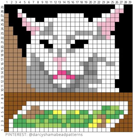 Funny Pixel Art, 32x32 Pixel Art Grid, Pixel Art Templates, Funny Tiktok, Diy Perler Bead Crafts, Hama Bead, Pixel Crochet, Pixel Art Grid, Pix Art