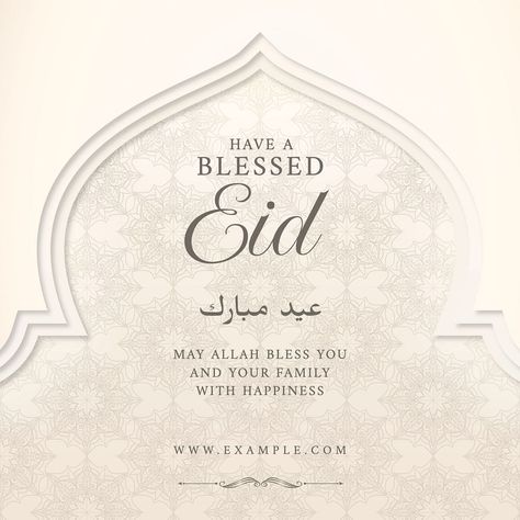 Have a blessed Eid Facebook post template | premium image by rawpixel.com / ton Eid Post, Mubarak Ramadan, Facebook Post Template, Eid Ul Fitr, Eid Ul Adha, Simple Phone Wallpapers, Awesome Designs, Eid Al Fitr, Facebook Post