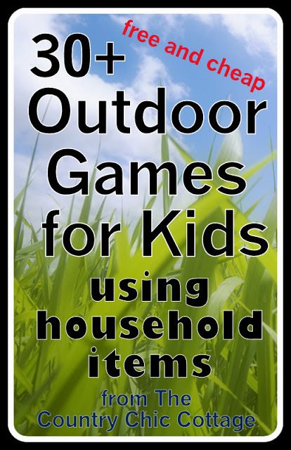 Outdoor Games for Kids using Household Items (free and cheap summer boredom busters) ~ * THE COUNTRY CHIC COTTAGE (DIY, Home Decor, Crafts, Farmhouse) Summer Boredom Busters, Cottage Diy, Games Outdoor, Summer Boredom, Outside Games, Game Wallpaper, Outdoor Game, Outdoor Games For Kids, Country Chic Cottage