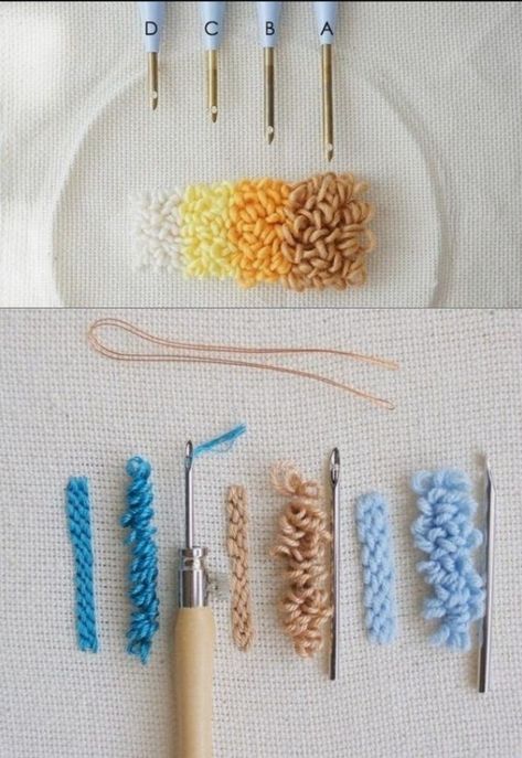 Punch Needle Tutorial, Needle Punching, Punch Needle Pattern, Punch Needle Patterns, Diy Embroidery Patterns, Pola Sulam, Punch Needle Embroidery, Needle Punch, 자수 디자인