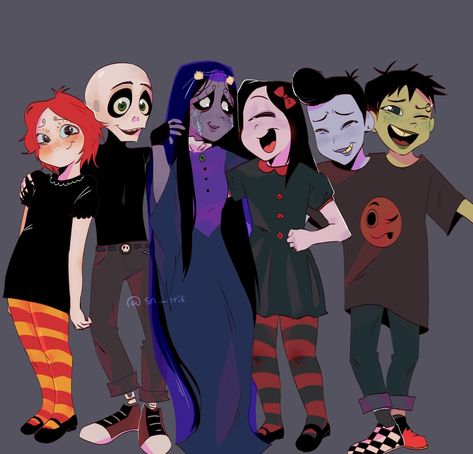 Ruby Gloom, Cartoon Characters As Humans, Style South Park, Pretty Halloween, Emo Art, Online Comics, Disney Princess Pictures, My Childhood, Commissions Open