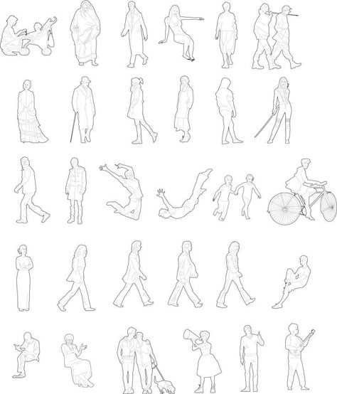 People Cutout, Photoshop Rendering, Urban Design Concept, Human Figure Sketches, Graphic Shapes Design, Architecture People, Architecture Concept Diagram, Sketches Of People, Human Drawing