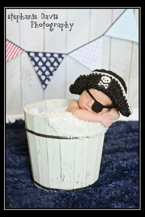 I could take pirate baby pictures for the nursery wall Pirates Of The Caribbean Nursery, Pirate Nursery, Pirate Baby, December Baby, Baby Room Neutral, Boy Newborn, Baby Prep, Newborn Shoot, Baby Pics