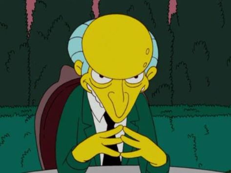 Simpsons Funny Faces, Simpsons Reaction Pic, Simpson Characters People, The Simpsons Guy, Mr Burns Simpsons, Charles Montgomery, Montgomery Burns, Simpsons Meme, Simpsons Funny