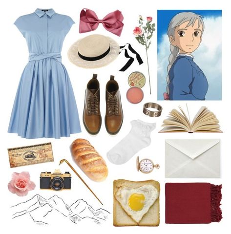 "Sophie // Howls Moving Castle // Studio Ghibli" by showme-thestars ❤ liked on Polyvore featuring Maison Michel, Tara Jarmon, Dot & Bo, Oasis, Rachel, Dr. Martens, Cartier, Elgin, Rosebud Perfume Co. and Catherine Zoraida Sophie Howls Moving Castle Inspired Outfits, Sophie Hatter Inspired Outfit, Ghibli Clothes Inspired Outfits, Ghibli Bounding, Howls Moving Castle Inspired Outfit, Ghibli Aesthetic Outfit, Howls Moving Castle Costume, Studio Ghibli Inspired Outfits, Ghibli Inspired Outfits