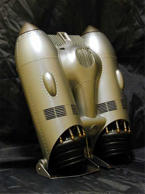 Rocketeer Jet Pack Prop Replica (kit) Space Props, Jet Packs, Ray Harryhausen, Rocket Pack, Prop Replicas, Fantasy Dragons, Steampunk Gadgets, Masks Halloween, Jet Pack