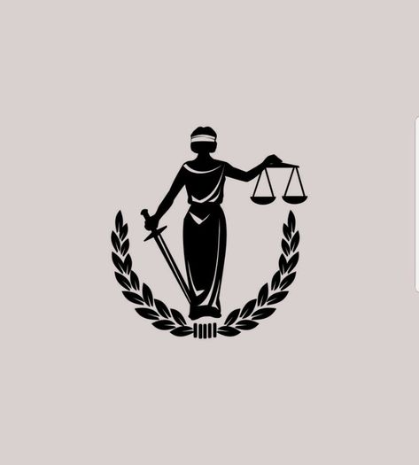 Lady Justice Logo, Lady Justice Wallpaper, Lady Justice Aesthetic, Lawyer Tattoo Ideas, Lawyer Symbol, Lawyer Tattoo, Law Symbol, Justice Aesthetic, Justice Symbol