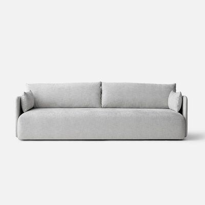 Grey Sofa, Pine Plywood, Norm Architects, Elegant Sofa, Oval Wall Mirror, Contemporary Sofa, Gray Sofa, Commercial Interiors, 3 Seater Sofa