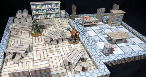 Dnd Diy, Dungeon Tiles, Floor Texture, Game Terrain, Miniature Gaming, Dungeon Master's Guide, Dragon Crafts, Sci Fi Models, Dungeon Maps