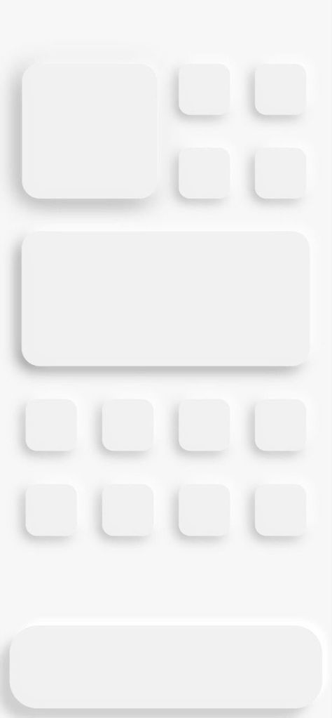 Ios 16 Home Screen Ideas White, White Ios 16 Homescreen, Homescreen Layout Template, วอเปเปอร์ Iphone, Homescreen Base, App Outline Wallpaper, Iphone 13 Wallpaper, Home Screen Layout Iphone, 13 Wallpaper