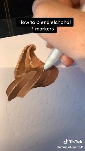 How To Color Realistically With Colored Pencils, Aesthetic Alcohol Marker Drawings, Realistic Copic Marker Drawings, Alcohol Marker Drawings Realistic, Aesthetic Drawings With Alcohol Markers, Blending Markers Art, Alcohol Marker And Colored Pencil Art, Realistic Alcohol Markers Drawing, Anime With Alcohol Markers