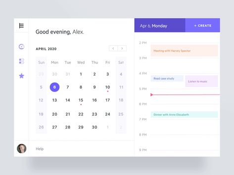 Calender Ui, Intranet Portal, Calendar Images, Calendar Widget, Best Ui Design, Scheduling App, Personal Calendar, Adobe Illustrator Graphic Design, Calendar App