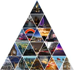 Triangle Collage, Photoshop Collage Template, Photoshop Collage, 4x6 Prints, Collage Template, Free Photoshop, Photoshop Template, Templates Free, Photoshop