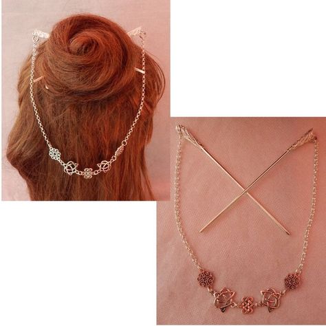 Celtic Knot Hair, Viking Party, Whimsical Hair, Sugar Skull Decor, Celtic Hair, Celtic Knot Jewelry, Steampunk Heart, Knot Jewelry, Chopstick Hair