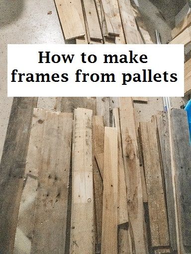 House Walkway, Wooden Bed Frame Diy, Wood Frames Diy, Diy Poster Frame, Pallet Picture Frames, Farmhouse Picture Frames, Pallet Pictures, Pallet Frames, Wooden Dog Bed