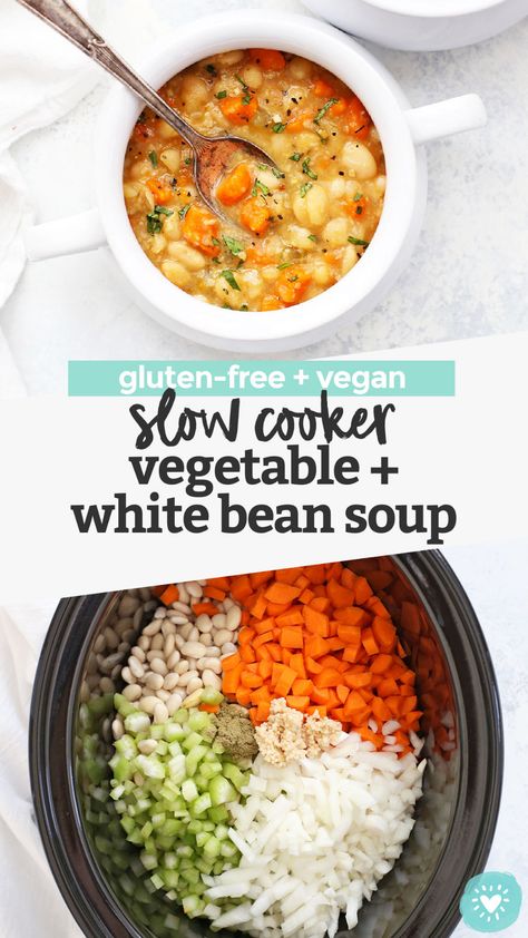 Crockpot Veg Soup Vegetarian Recipes, Crock Pot Cooking Vegetarian, Vegetarian Crock Pot Soup, Slow Cooker Recipes Vegetables, Vegetable Bean Soup Crockpot, Crock Pot Stews, Veggie Crockpot Soup, Crockpot Soups Healthy, Veggie Crockpot Recipes