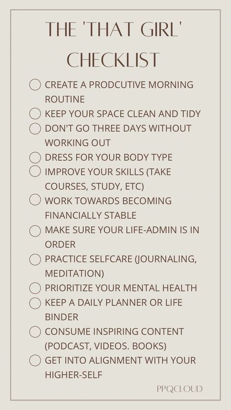 Healthy Habits Aesthetic List, Healthy Habits For 2024, Becoming Your Best Self Aesthetic, What You Did This Year Checklist, Daily Feminine Habits, Clean Girl Aesthetic Checklist, Beauty Maintenance Checklist, How To Become More Organized, How To Be More Healthy