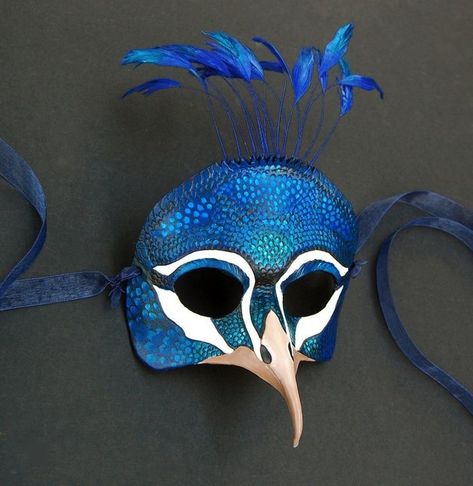 Peacock Face Mask, Peacock Costume Diy, Peacock Mask, Masquerade Mask Diy, Bird Mask, Peacock Costume, Feather Mask, Bird Masks, Venetian Masks