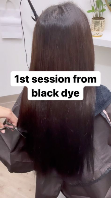 kassyblends on Instagram: DIMENSIONAL BRONDE✨ Kept it very dimensional, blended, & rooty for low maintenance. She had previous salon black gloss dye (Not box dye) .… Black Box Dye To Blonde Process, Black Box Dye To Balayage, Black Box Dye Transformation, Black Box Dye To Blonde, Dimensional Bronde, Box Dye, Black Gloss, Black Box, Low Maintenance