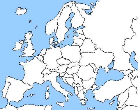 Blank map of Europe shows the political boundaries of the Europe continent. Description from gesoryba59.tumblr.com. I searched for this on bing.com/images Europe Map Printable, Eastern Europe Map, Europe Continent, European Map, Asia Map, Map Pictures, Classical Conversations, Google Search Results, Europe Map