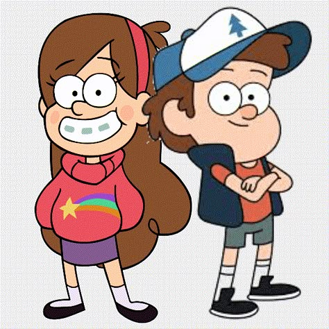 Dipper And Mabel Costumes, Gravity Falls Mabel And Dipper, Mable Gravity Falls, Gravity Falls Dipper And Mabel, Duo Characters, Cartoon Duos, Mable And Dipper, Character Duos, Mabel Gravity Falls