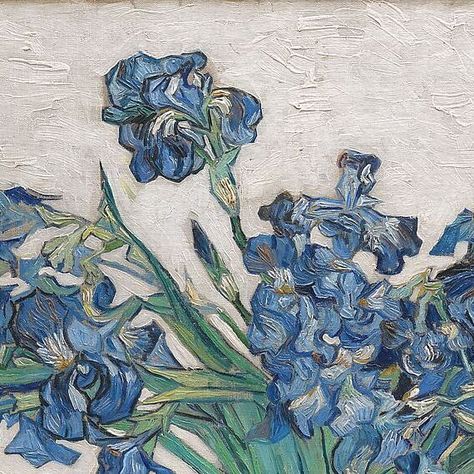 Van Gogh Flower Paintings, Van Gogh Flowers, Van Gogh Irises, Van Gogh Paintings, Van Gogh Art, Violet Flower, Irises, Metropolitan Museum Of Art, Vincent Van Gogh