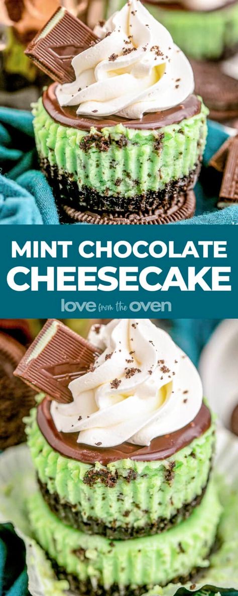 Andes Mint Mini Cheesecakes, Choc Mint Cheesecake, Mint Cheesecake Bars, Mint Chocolate Chip Pie, Andes Mint Cheesecake, Stunning Desserts, Mint Chocolate Cheesecake, Andes Mints, Mint Desserts