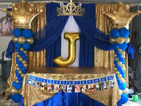 Royal Baby Shower Boy, Royalty Baby Shower, Royal Prince Birthday Party, Dream Quinceanera, Prince Birthday Theme, Prince Baby Shower Theme, Royal Birthday Party, Bday Decor, Birthday King