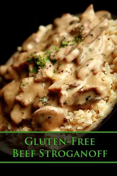 Gluten Free Stroganoff Recipe, Gluten Free Beef Stroganoff, Beef Stroganoff Crockpot, Beef Stroganoff Recipe, Gluten Free Cookbooks, Beef Stroganoff Easy, Rings Ladies, Gluten Free Main Dishes, Gluten Free Noodles