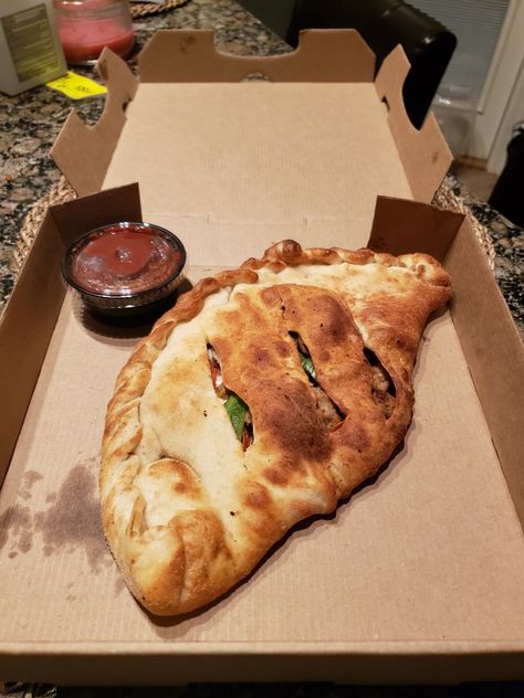 Deluxe calzone from Rotolos Calzone Aesthetic, Beach Aesthetic, Restaurant, Quick Saves