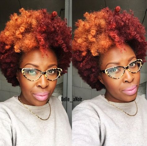 Coloured Afro, Natural Hair Rules, Red Blonde, Red To Blonde, Hair Coils, Spring Hair Color, Dyed Natural Hair, 4c Natural Hair, Spring Hair