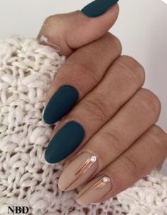 Teal Matte Nails, Dark Blue Matte Nails, Teal Nail Designs, Blue Matte Nails, Teal Nails, Hair Skin And Nails, Matte Nails, Dark Teal, Hair Skin