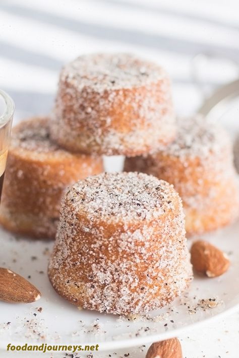 You get the taste of almond and cardamom in every bite of this soft and delicious cake. They come in small sizes too, so you can eat as many as you want! Perfect for desserts or snacks! Swedish Dessert | Snack | Scandinavia Recipe | Almond Paste | Cardamom | foodandjourneys.net #swedishrecipe #almonddesserts #minicake #scandinavianrecipes #authenticswedish #swedishcuisine Swedish Cuisine, Almond Desserts, Cardamom Cake, Mini Torte, Scandinavian Food, Almond Paste, Swedish Recipes, Almond Cakes, A Cup Of Tea