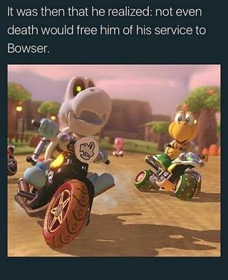 Mario Kart Funny, Dry Bones Mario, Mario Kart Memes, Bones Fanart, Mario Funny, Mario Memes, Instructions Lego, Silly Pics, Dry Bones