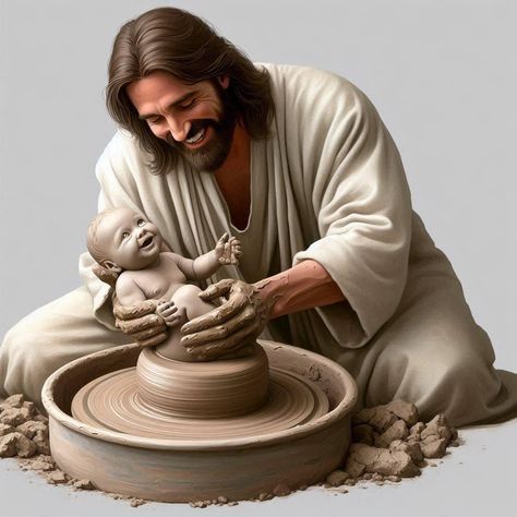 Jesus Artwork, Jesus Christ Artwork, Biblical Encouragement, Christian Images, Jesus And Mary Pictures, Jesus Christ Images, Biblical Art, Bible Facts, Jesus Images