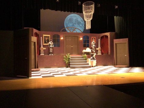 Clue On Stage, Clue Play, Stage Inspiration, Stage Set Design, Theatre Stage, Stage Set, Scenic Design, Play Set, Set Design