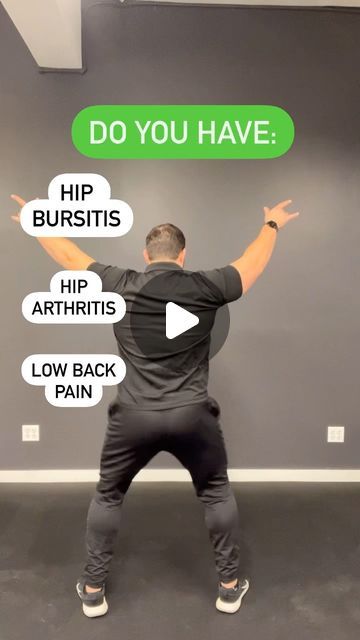 The Muscle Whisperer - Chronic Pain Expert on Instagram: "Hip pain SUCKS! 😣 - This is such a good move 🤤 It mobilizes AND activates muscles in the hip that can “clamp” down and make you feel stuck 😩 - Whether it’s hip arthritis, bursitis, labrum tears, low back pain, etc, we MUST get those hips moving within a pain free range of motion and utilize more rotation 🤩 - So give this a try and watch those hips open up! 🕺🏻 - Make sure to take your time and BREATHE! 😯💨 - As always, if this move causes you pain, decrease the range of movement. If pain persists, stop the exercise! 🤗 - - - - #movewell #brooklyn #hippain #backpain #lowbackpain #painrelief #lowback #nervepain #sciatica #injuryprevention #backissues #nyc #hipbursitis #physicaltherapist #physicaltherapy #painrelief #sciaticareli Exercises For Bursitis Hip Pain, Bursitis Hip Relief, Bursitis Hip, Hip Pain Relief, Lower Back Pain Exercises, Sciatic Nerve Pain, Feel Stuck, Knee Pain Relief, Back Pain Exercises