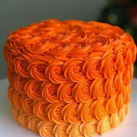 Orange Birthday Cake, Orange Birthday, Butterfly Cakes, All Is Well, Themed Cakes, Birthday Cakes, Be Happy, Apricot, Party Themes